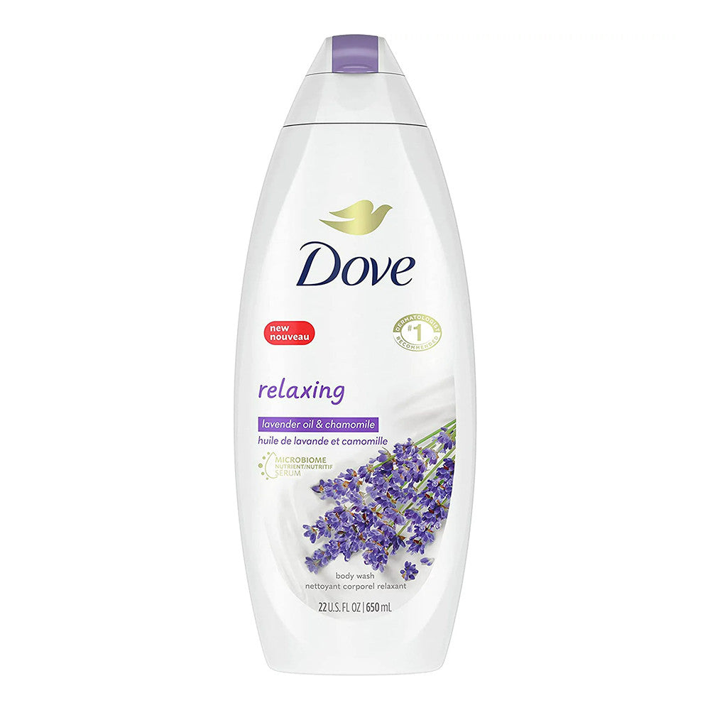 DOVE Relaxing Body Wash with Lavender Oil and Chamomile, 22 Oz